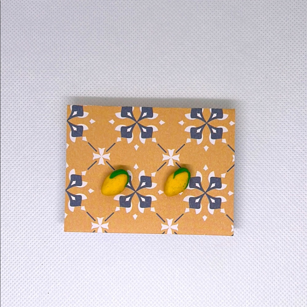 Lemon earrings
